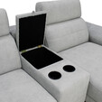 Sofa - Fabric HM L Shape Sofa + Storage Box 815 